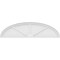 Ekena Millwork Elliptical 3 Spoke Architectural Grade PVC Pediment, 56"W x 15"H x 2"P PEDPS056X150ELL03 - alternate 2